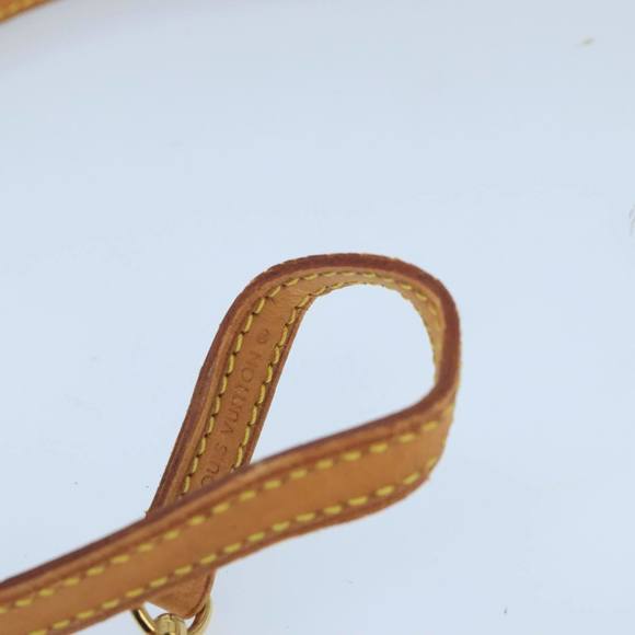 LOUIS VUITTON Shoulder Strap Leather 46.9"" Beige LV Auth ar12885 - Picture 6 of 8
